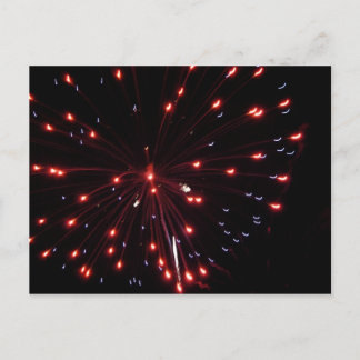Fireworks-vykort Vykort