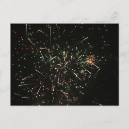 Fireworks-vykort Vykort