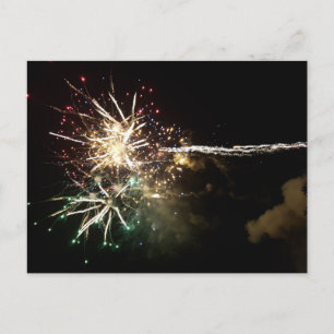 Fireworks-vykort Vykort