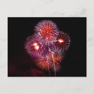 Fireworks-vykort Vykort