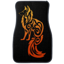 Firey röd stam- räv Kitsune