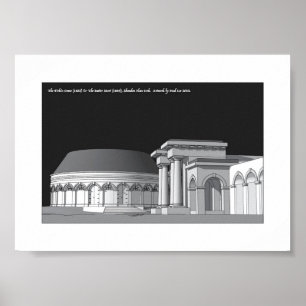 Firkin Crane & Butter Mart, Kork CIty Ireland Poster