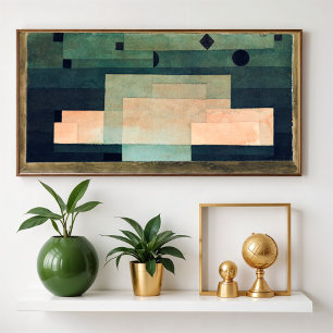 Firmamenten ovanför Temple (1922) av Paul Klee Poster