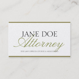 Firman för advokatadvokatlag skrivar guldpapper visitkort