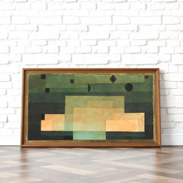 Firman ovanför Temple, Paul Klee Art Poster