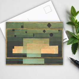 Firman ovanför Temple, Paul Klee Art Vykort