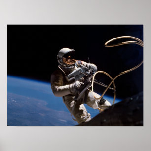 First American Spacewalk (Gemini 4) Poster