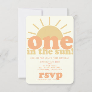 First Birthday Invite Inbjudningar