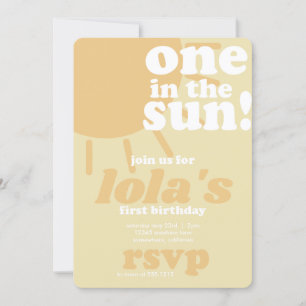 First Birthday Invite Inbjudningar