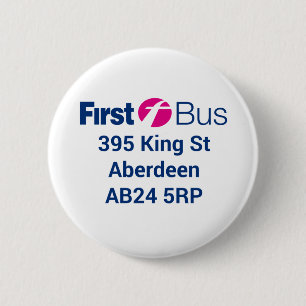First Buss Badge Knapp