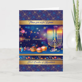 First Candle of Hanukkah Festival of lights Party Inbjudan