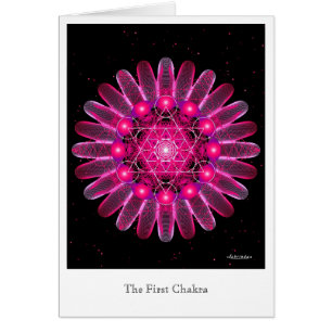 First Chakra Hälsningskort