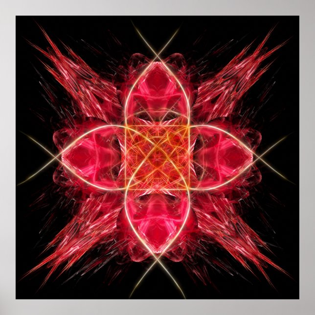 First Chakra - Muladhara - Root Support Poster (Framsidan)