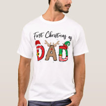 First Christmas As A Dad Family Matching xmas