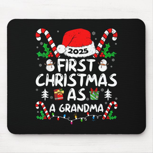 First Christmas As A Grandma 2025 Family Matching  Musmatta (Framsidan)