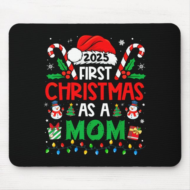 First Christmas As A Mom 2025 Family Matching 1st  Musmatta (Framsidan)
