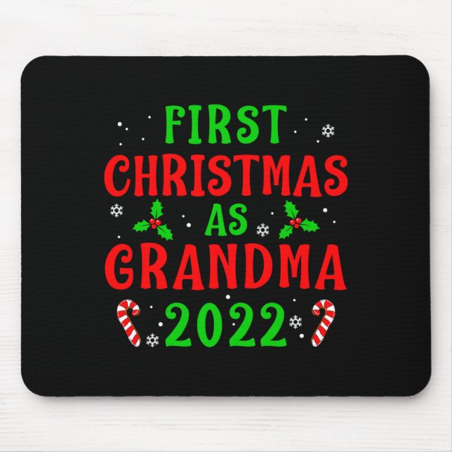 First Christmas As Grandma Xmas Grandmother New Gr Musmatta (Framsidan)