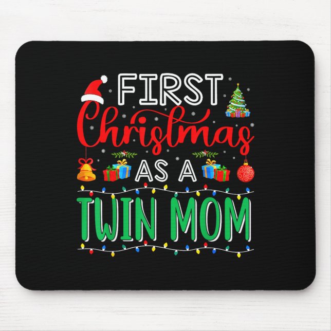 First Christmas As Twin Mom Family Matching New Tw Musmatta (Framsidan)
