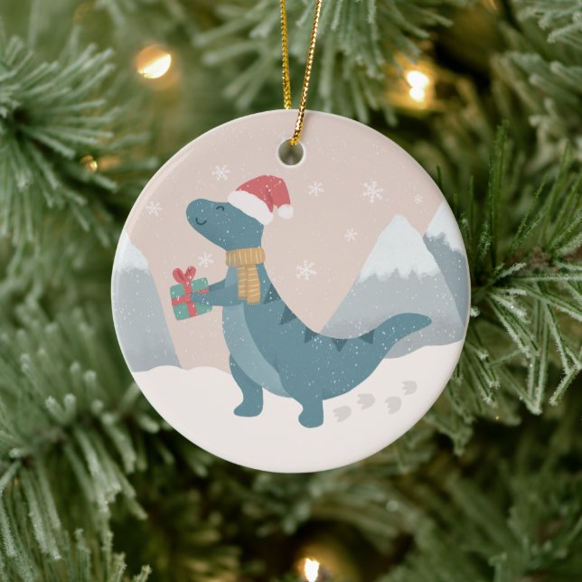 First Christmas Dinosaur Julgransprydnad Keramik (Träd)