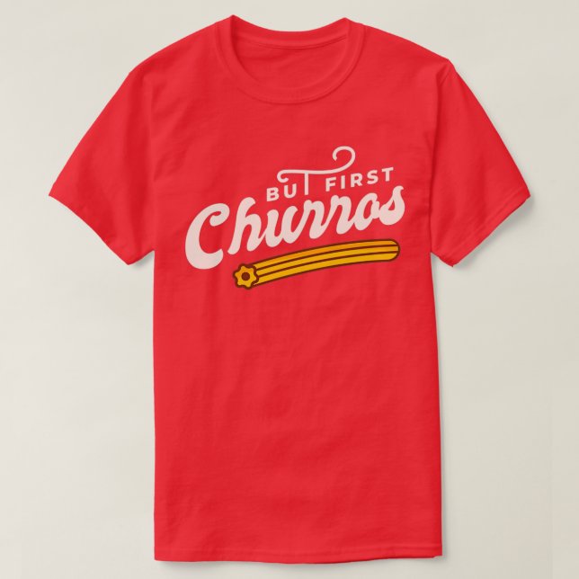 FIRST CHURROS  T SHIRT (Design framsida)