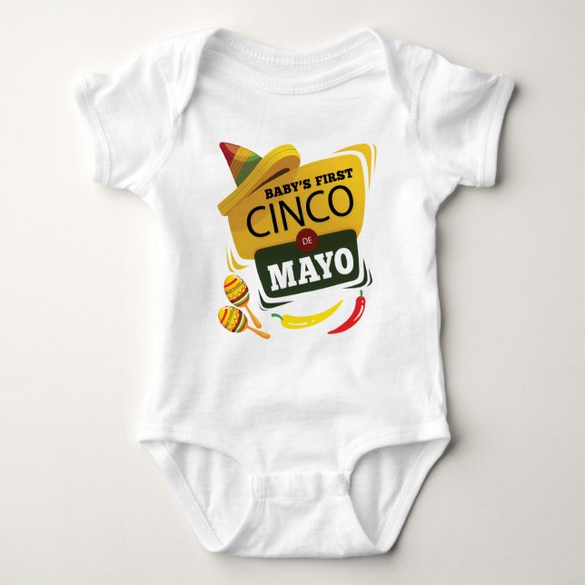 First Cinco De Mayo - 1st Cinco De Mayo T Shirt (Framsida)