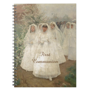 First Communion Anteckningsbok