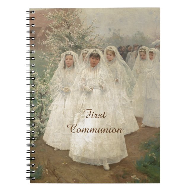 First Communion Anteckningsbok (Framsidan)