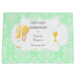 First Communion Blonde Hair Girl Tack