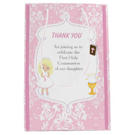 First Communion Blonde Hair Girl Tack