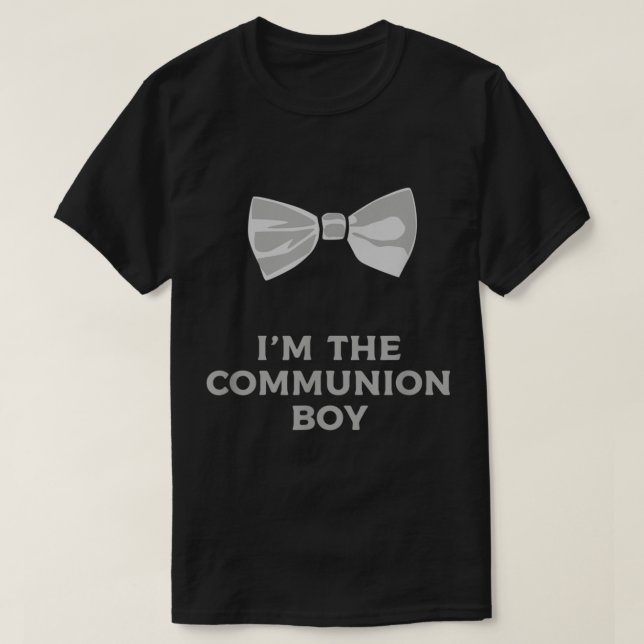 First Communion Boy 2022 Tie Bow Gift  T Shirt (Design framsida)