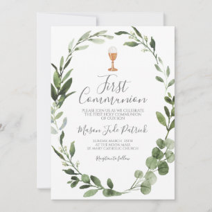 First Communion Inbjudningar