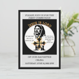First Communion Inbjudningar