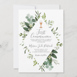 First Communion Inbjudningar