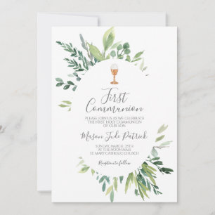First Communion Inbjudningar