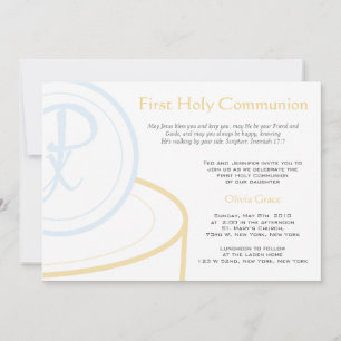 First Communion Inbjudningar