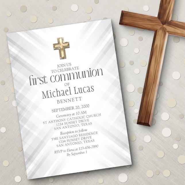 First Communion Inbjudningar (Skapare uppladdad)