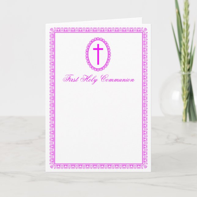 First Communion Kort (Framsida)