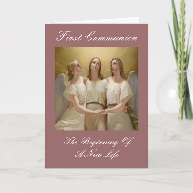 first communion kort (Framsida)