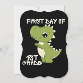 first day of school, first day of first grade inbjudningar