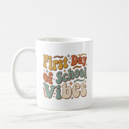 First Day of School Vibes Back to School Gift Kaffemugg