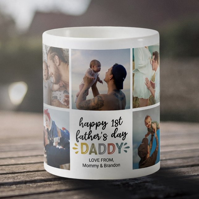 First Fars dag pappa Photo Kaffemugg (Skapare uppladdad)