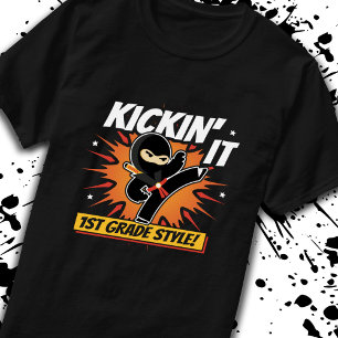 First Grader - Back to school - Ninja - 1st Klass T Shirt
