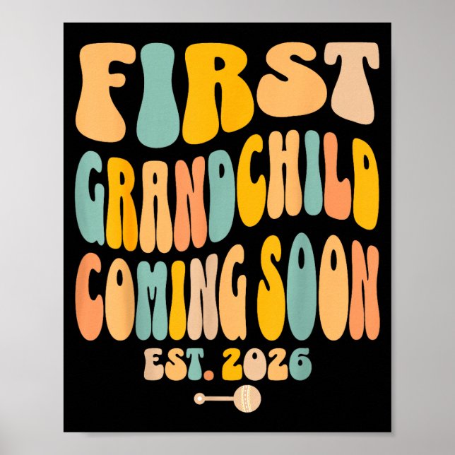 First Granhild Coming Soon 2026 Baby Announcement  Poster (Framsidan)