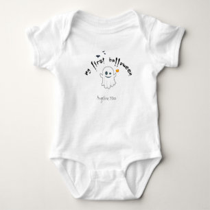 First Halloween Anpassningsbar Cute Ghost T Shirt