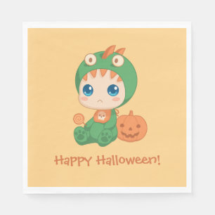 First Halloween Cute Baby Dragon Dinosaur Costume Pappersservett