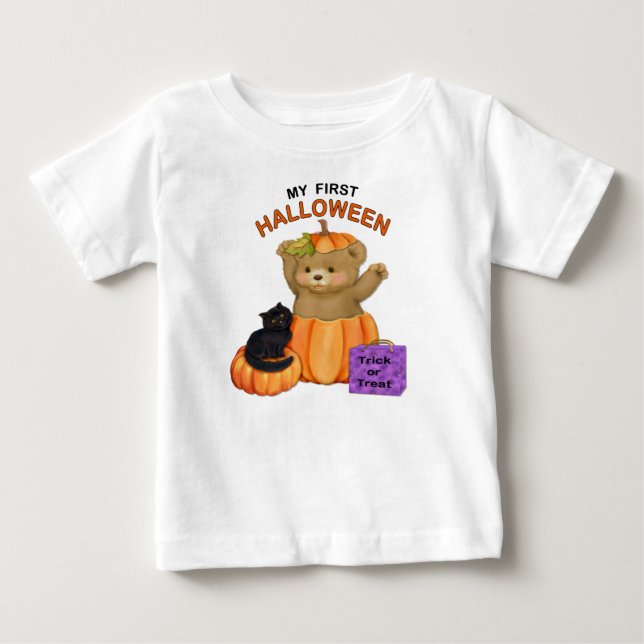 First Halloween Teddy T-shirt (Framsida)