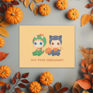 First Halloween Twillingars Party-inbjudan Vykort