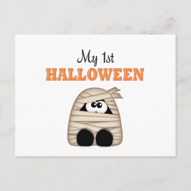 First Halloween Vykort (Framsida)