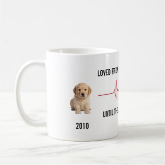 First Hello Last Goodbye Pet Timeline Mug Kaffemugg