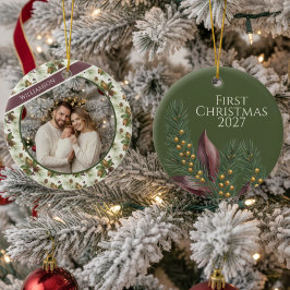 First Holiday Keepsake Julgransprydnad Keramik